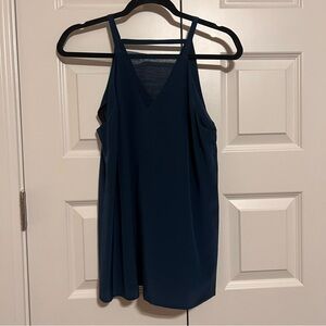 ANTONIO MELANI Silk Teal Camisole Top